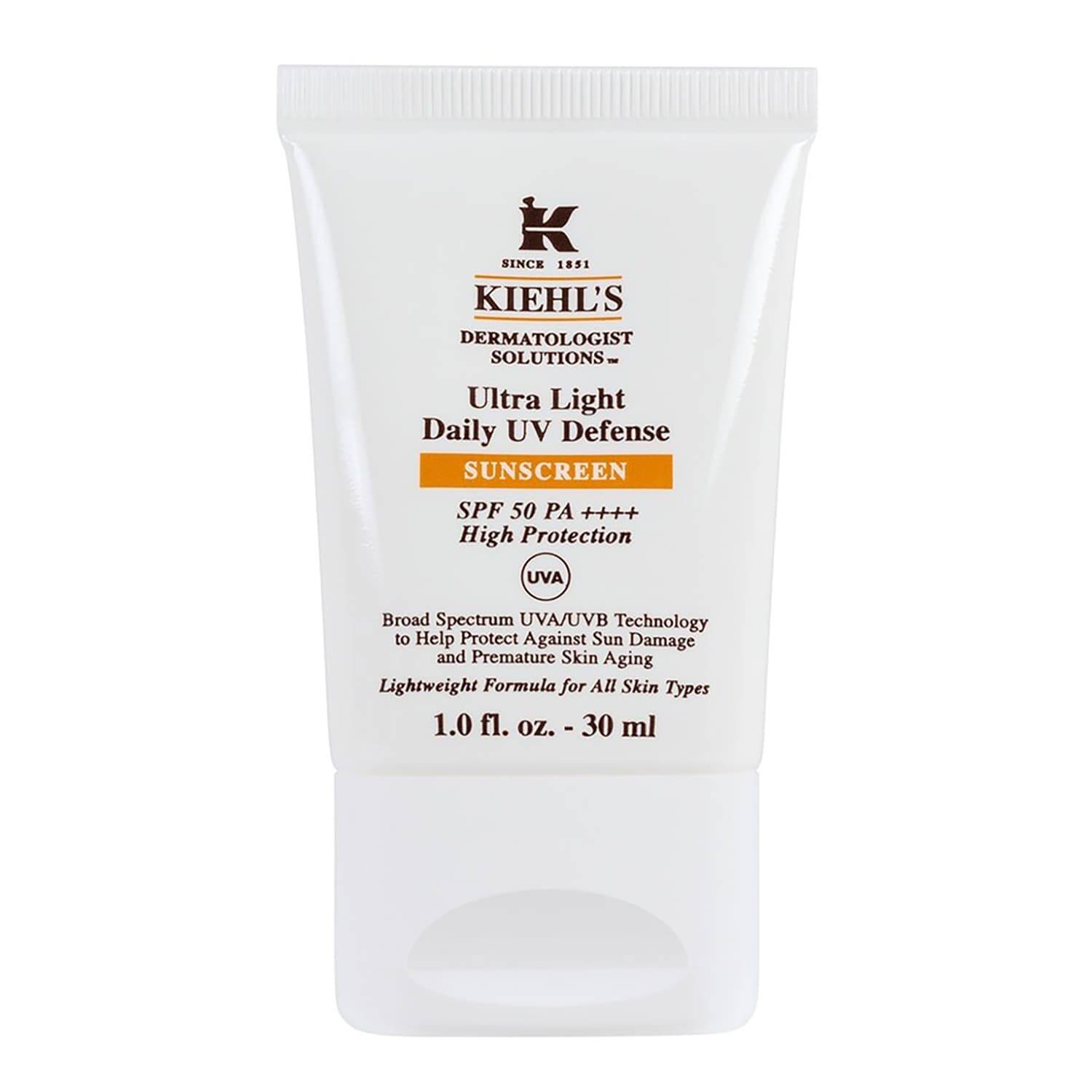 Kiehl's Ultra Light Daily Uv Defense Spf 50 Pa++++ - Facial Sun Lotion 30Ml