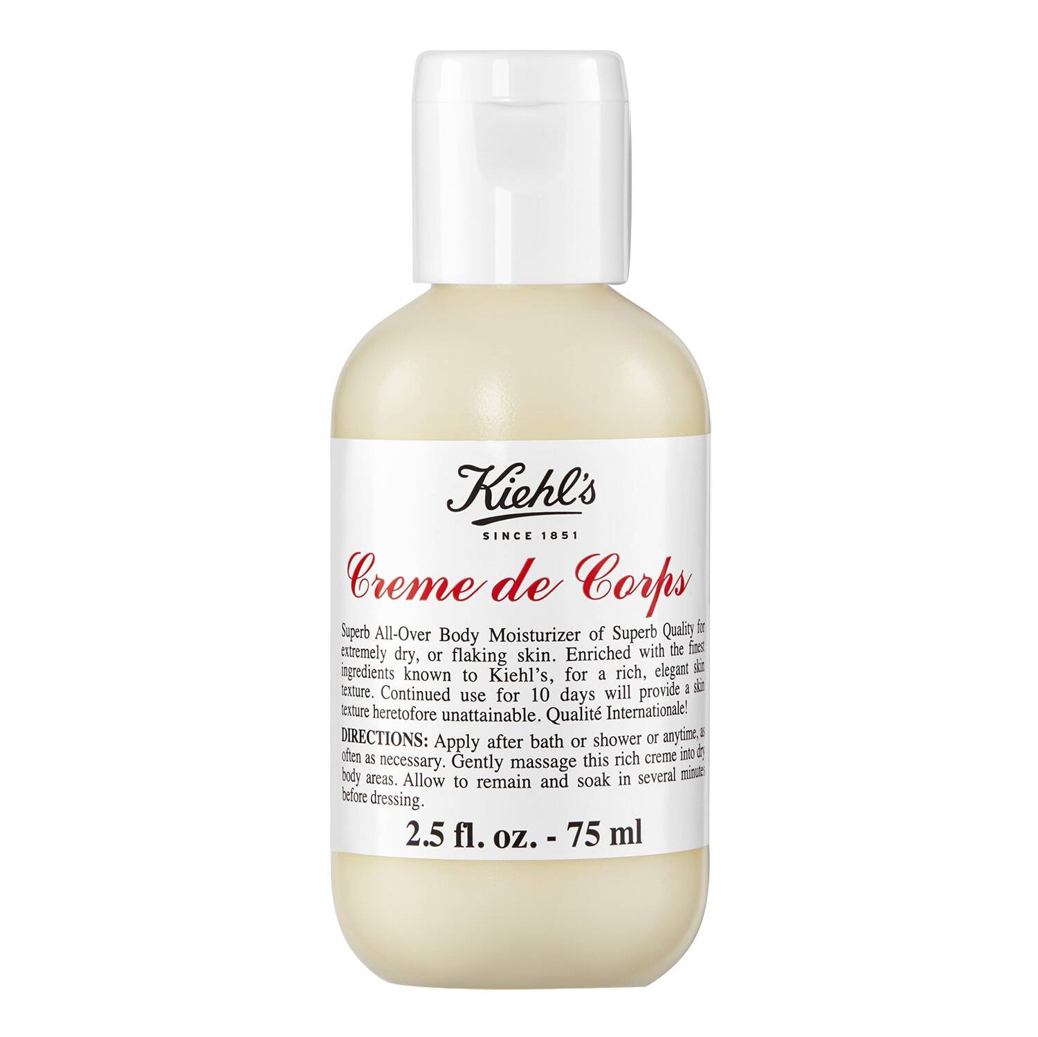 Kiehl's Creme De Corps - Travel-Size Moisturising Body Lotion 75Ml