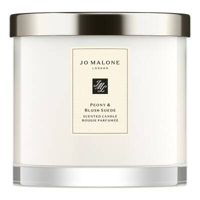 Peony Blush Suede Deluxe Candle