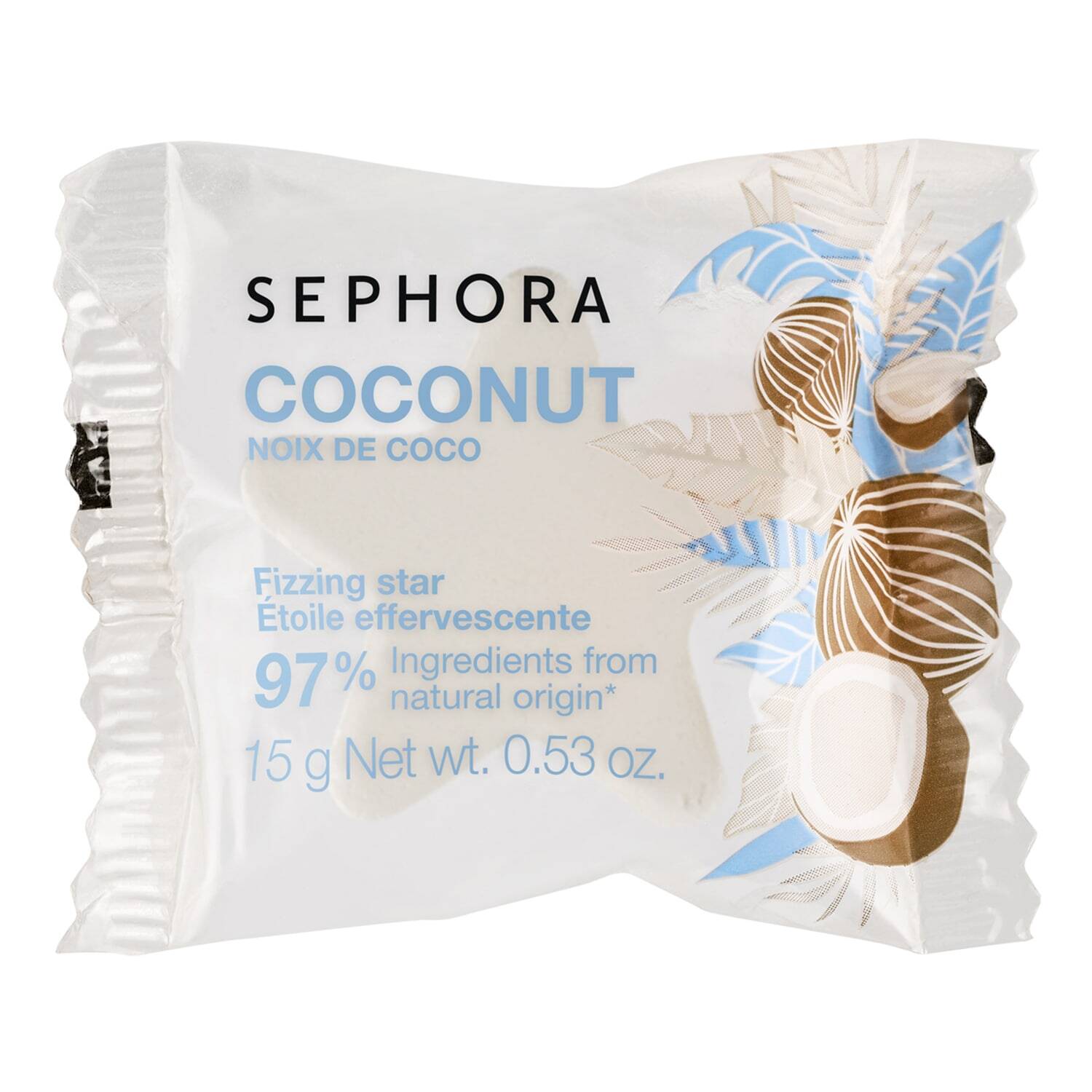 Sephora Collection Fizzing Star Bath Cube 15G Coconut