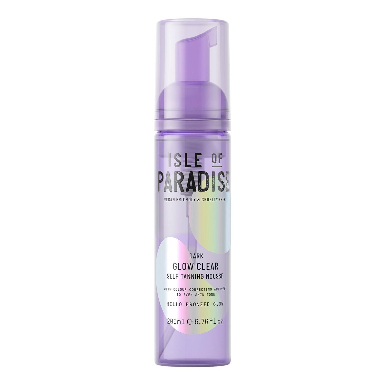 Isle of Paradise Glow Clear Bronzed Self-Tanning Mousse, Dark, 200 mL | Hydrating & Transparent Face & Body Tanner, Streak-Free, Fast-Drying, No-Transfer Application, Even Sunless Bronze Finish - Image 14