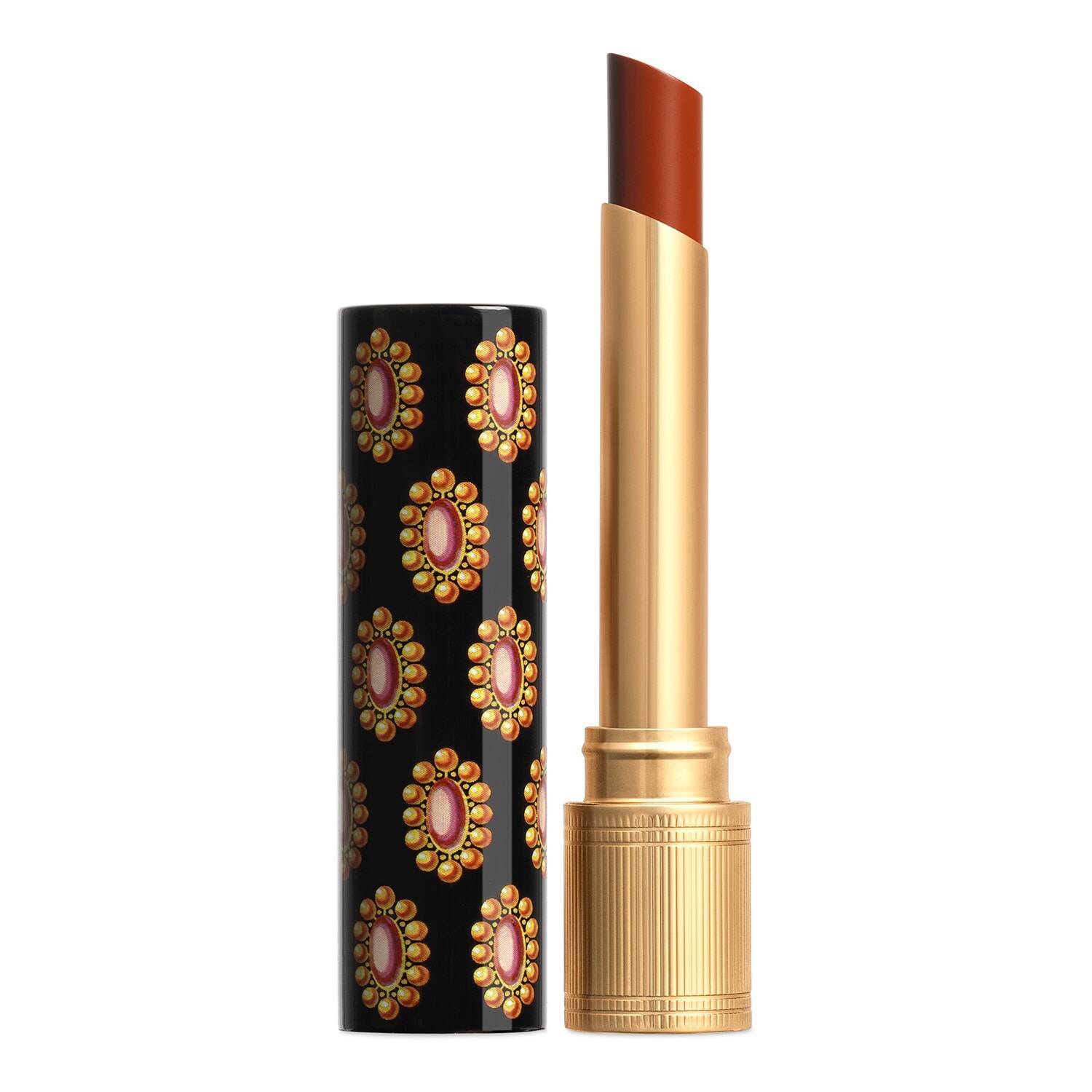 Gucci Rouge De Beauté Brillant Lipstick 1.8G 308 Lucy Dark Orange