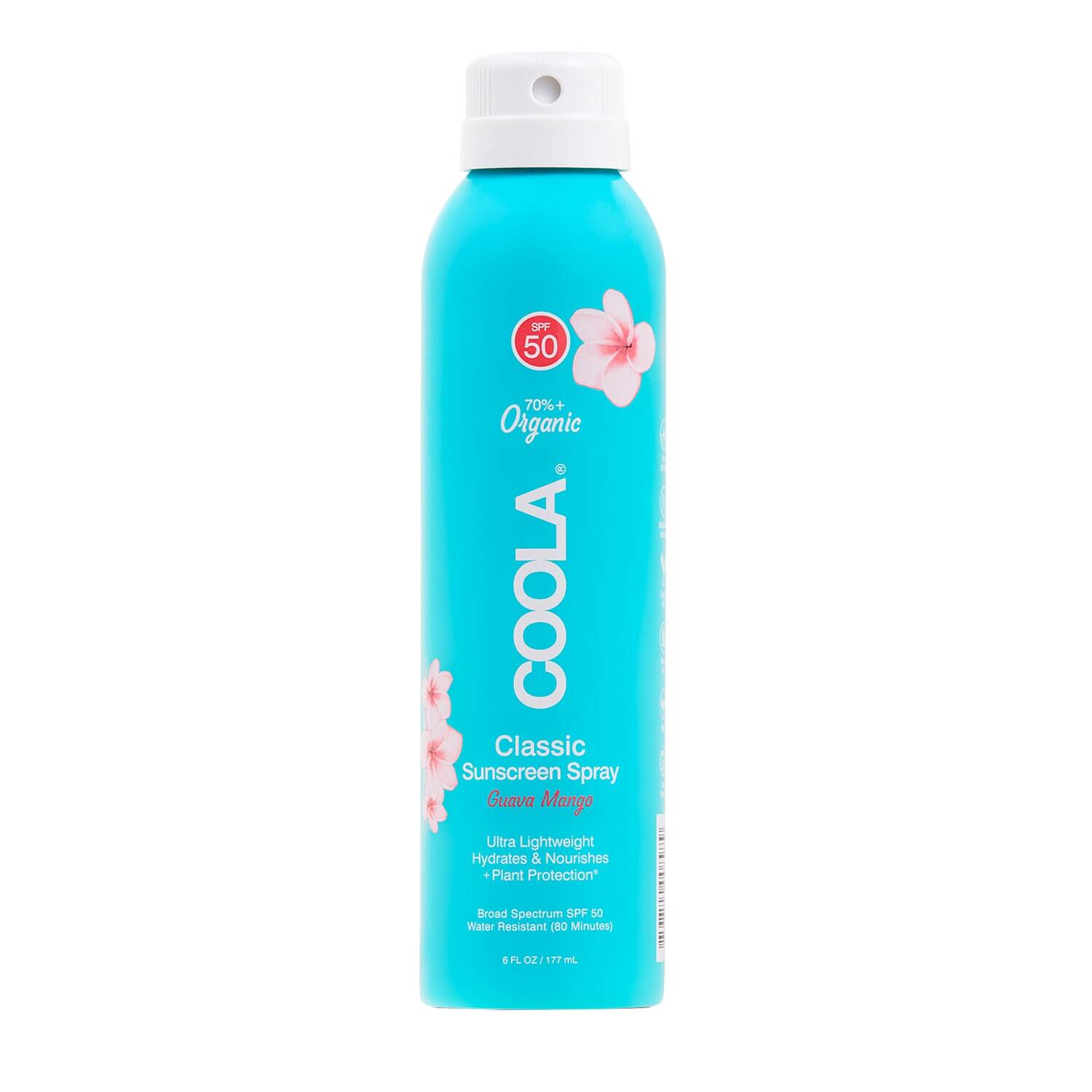 Coola Classic Body Organic Sunscreen Spray Spf50 Guava Mango - Body Suncare 177 Ml