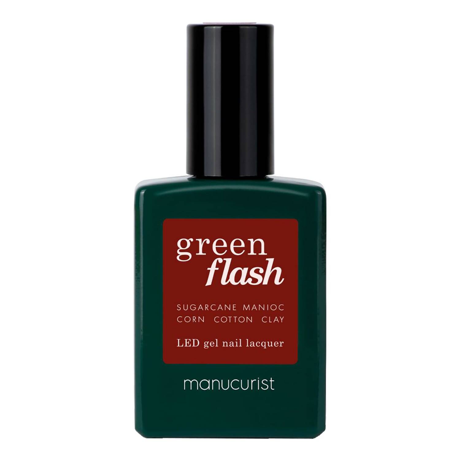 Manucurist Led Nail Polish Green Flash 15Ml Dark Pansy