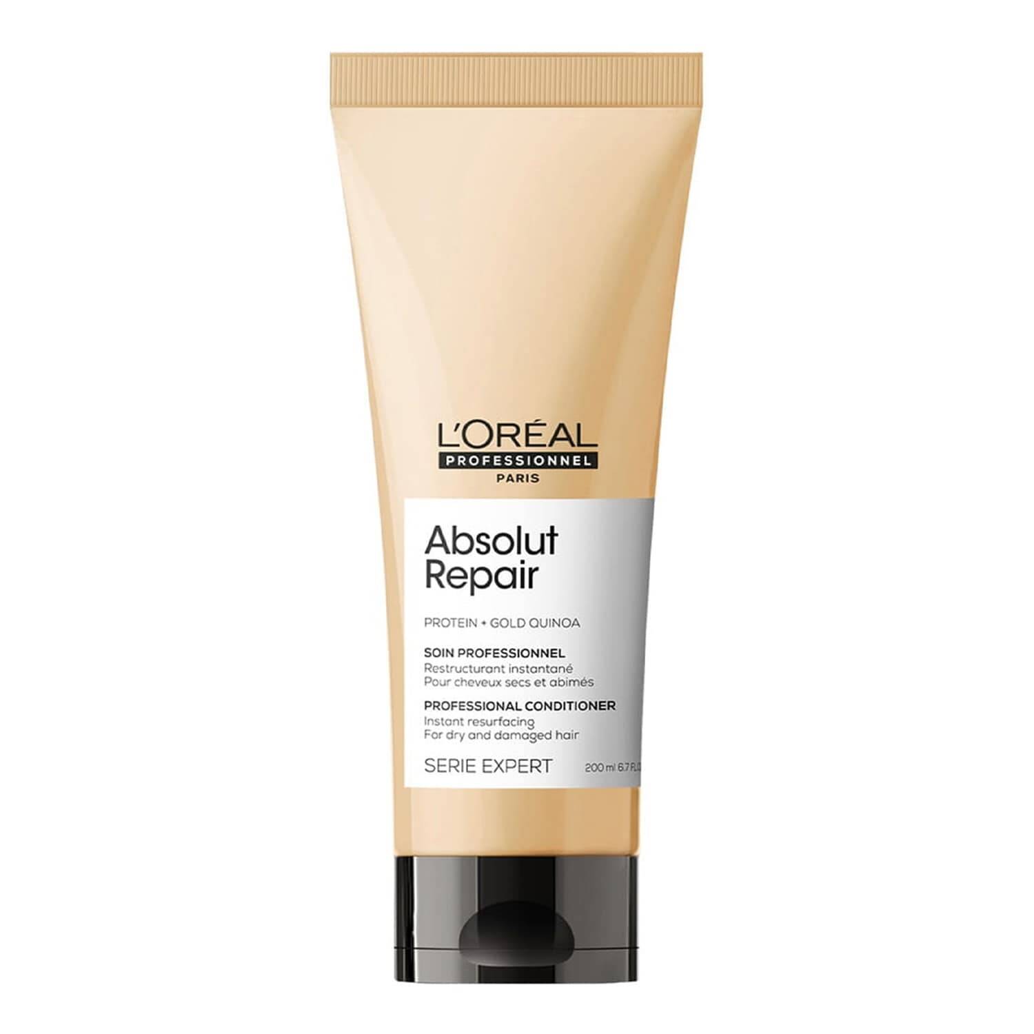 L'Oréal Professionnel Serie Expert Absolut Repair Gold Conditioner With Protein And Gold Quinoa 200Ml