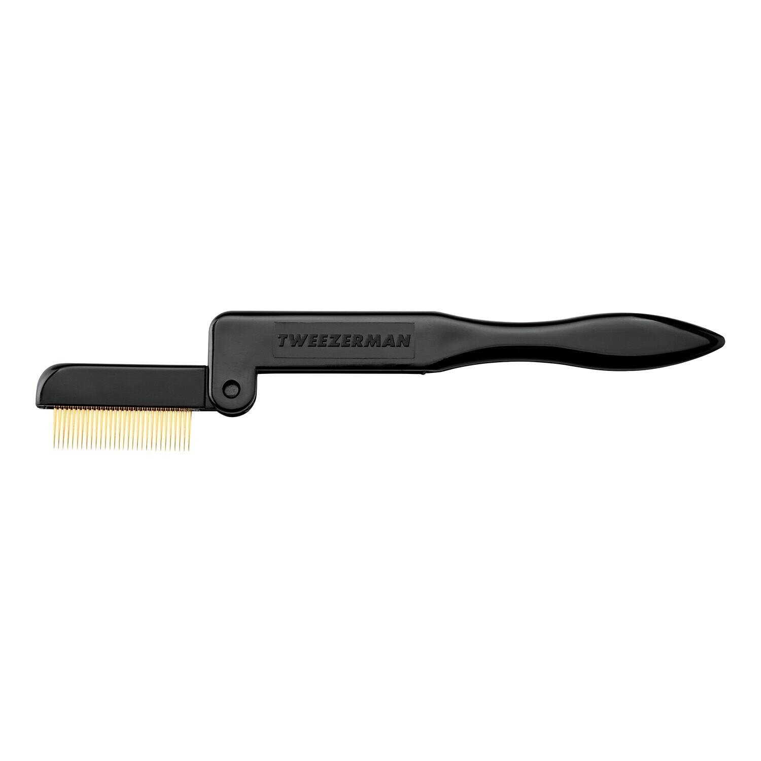 Tweezerman Folding Lash Comb Black