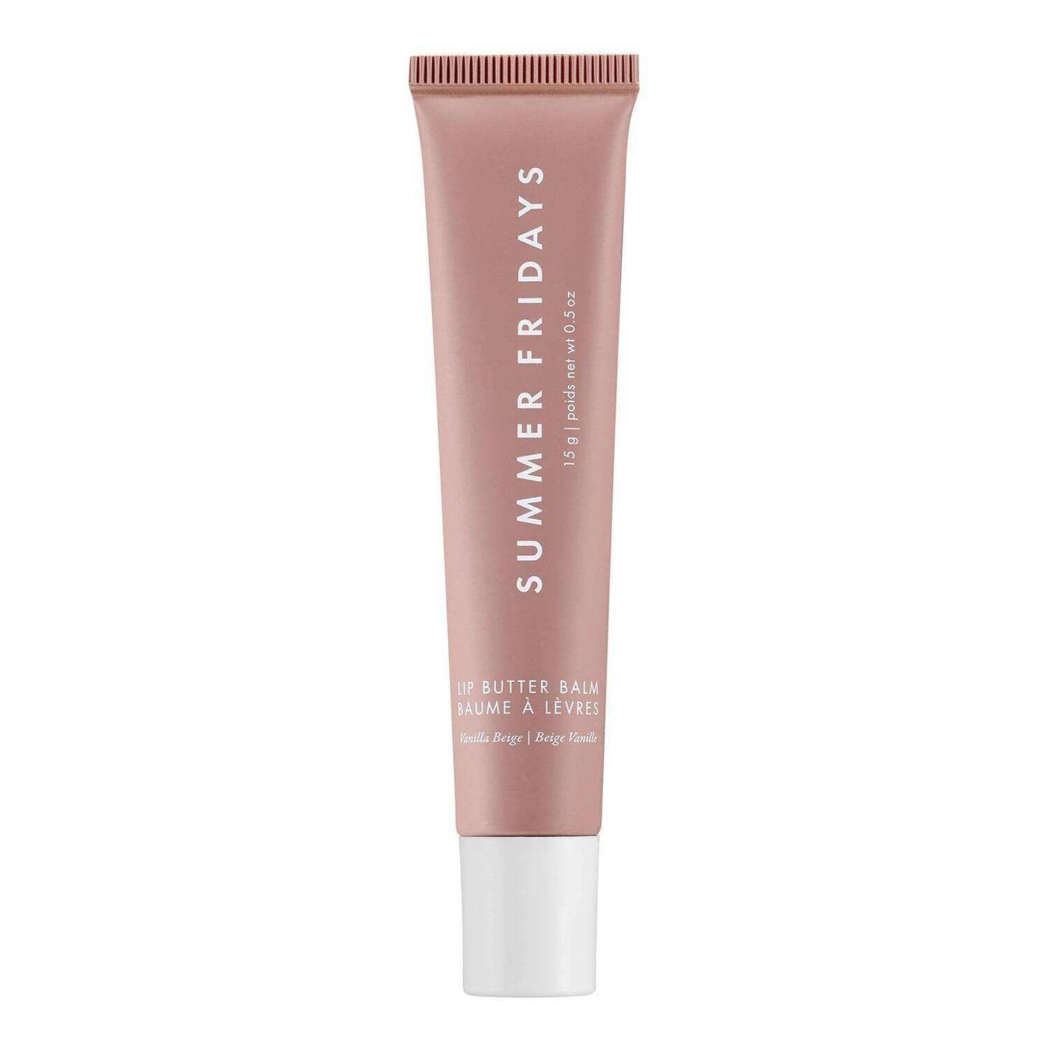 Summer Fridays Lip Butter Balm - Hydrating Lip Balm With Glossy Finish Vanilla Beige
