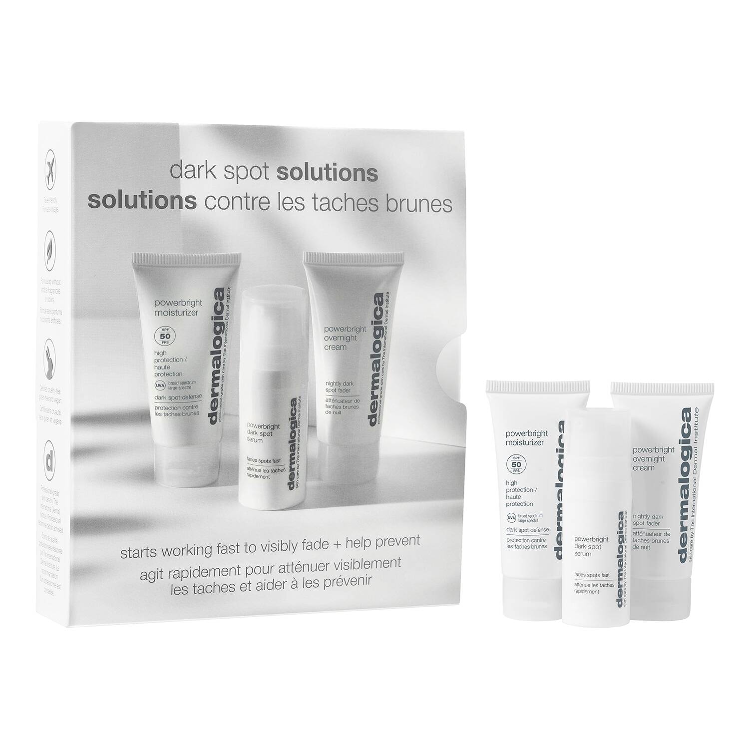 Dermalogica Dark Spot Solutions Kit - Face Care Set 10 Ml + 12 Ml + 15 Ml