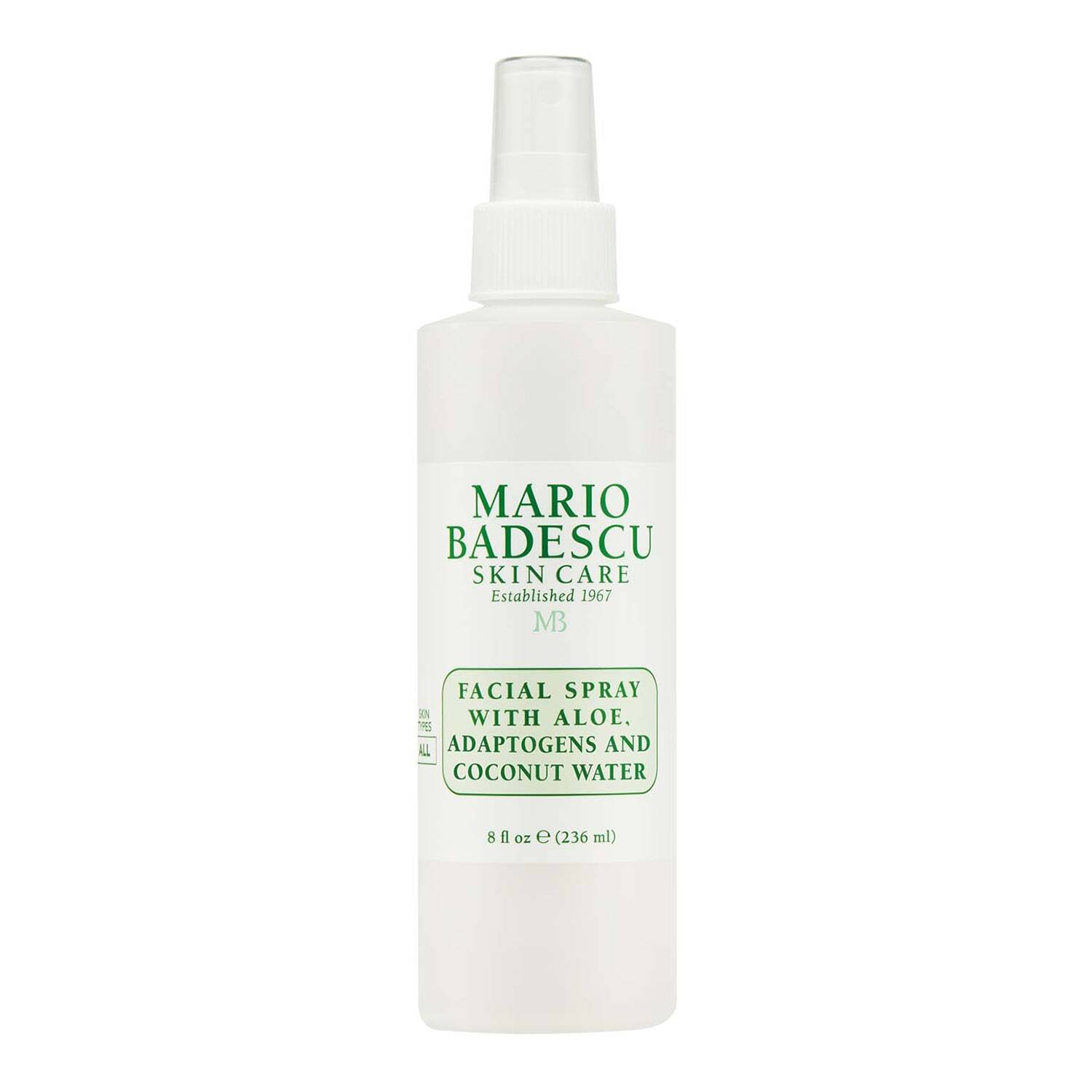 Mario Badescu Facial Spray With Aloe, Adaptogens & Coconut Water 236 Ml