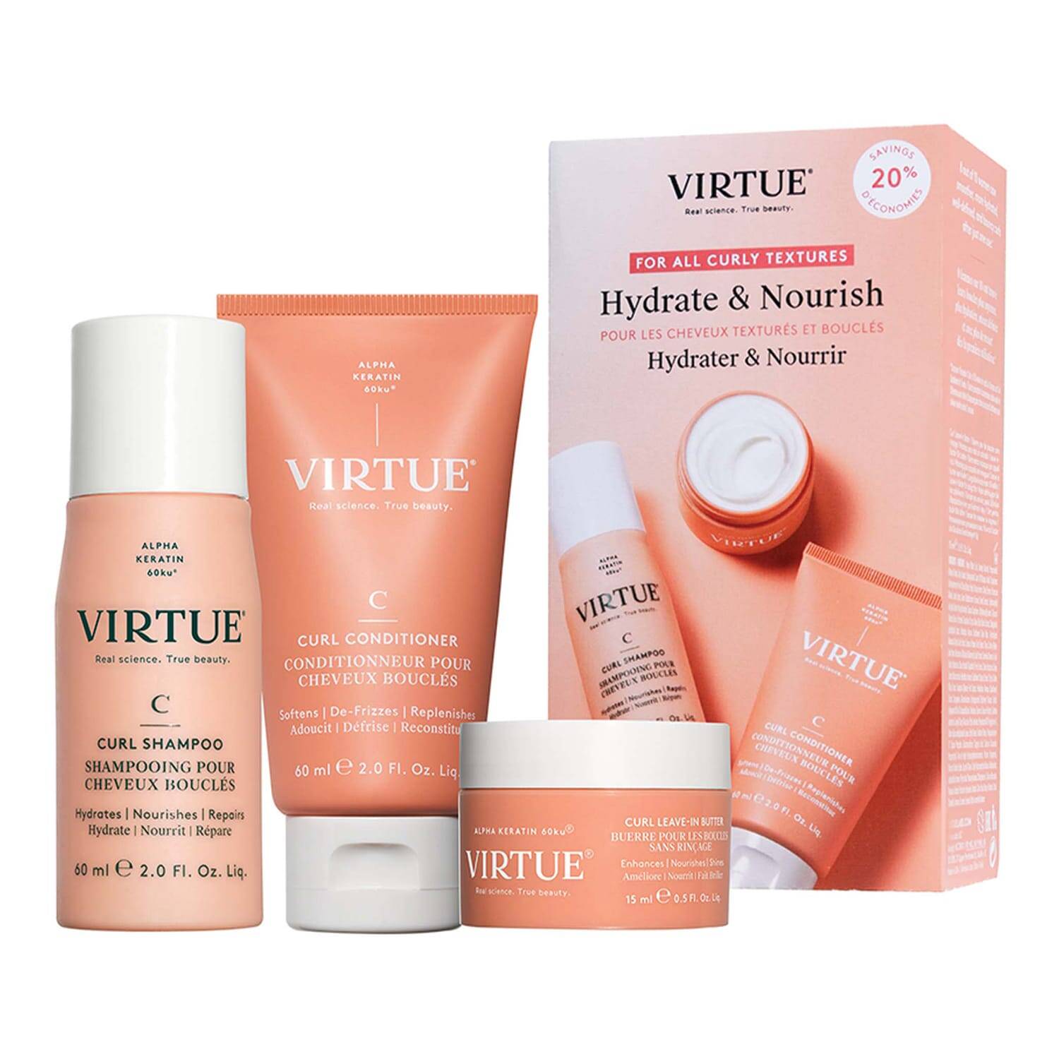 Virtue Virtue Curl Discovery Kit 135Ml