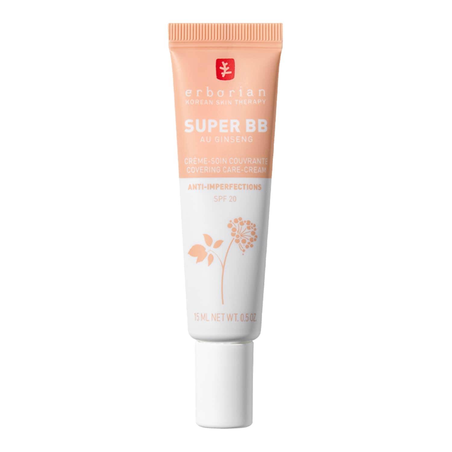 Erborian Super Bb Full Coverage Bb Cream For Acne Prone Skin Clair 15Ml