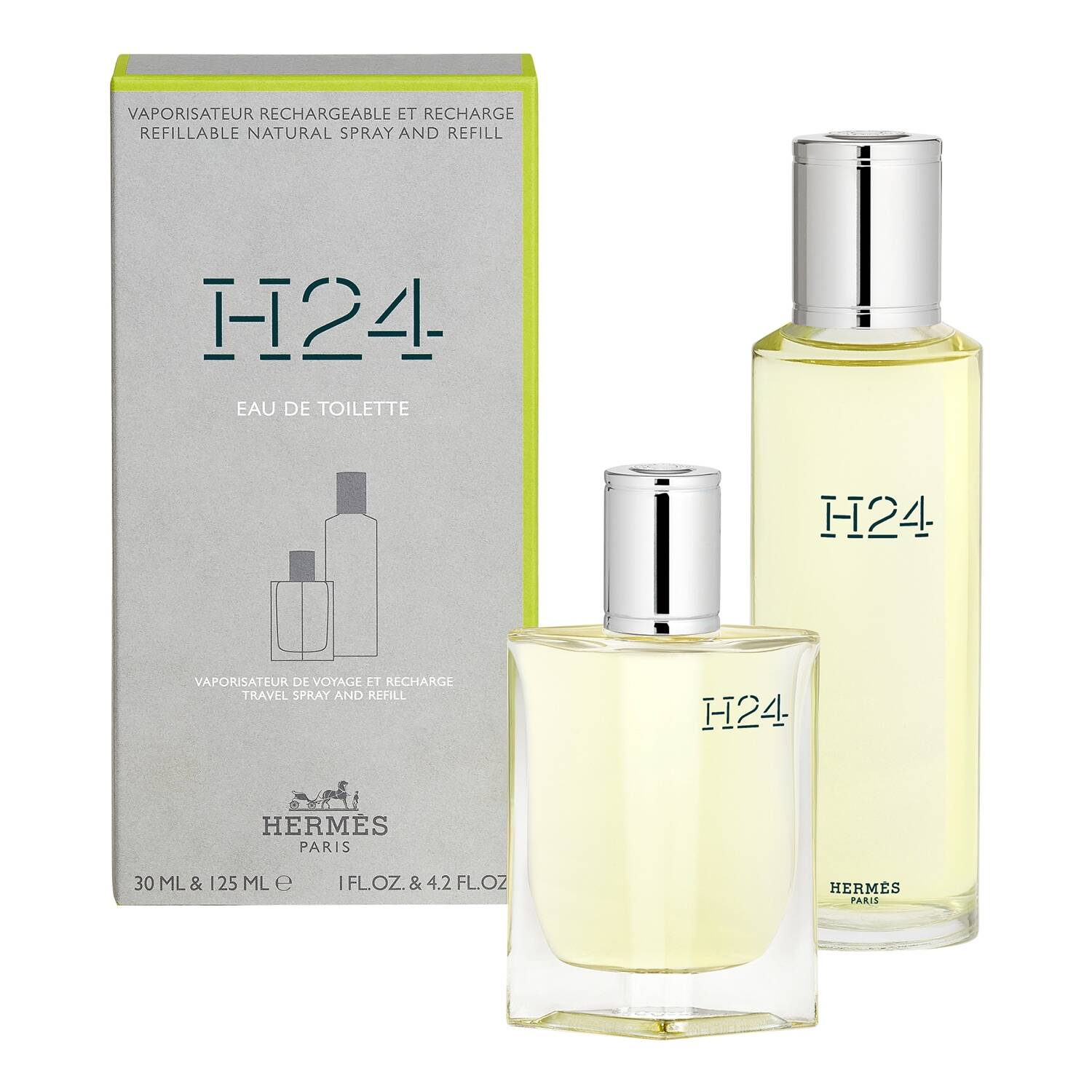 エルメス H24 レフィル 125ml / Hermes H24 HERMÈS H24 - Eau de Toilette and refill Set H24 EDT VAP-R 30ML +