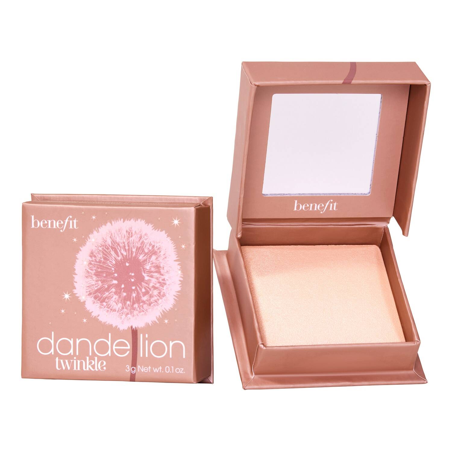 Benefit Dandelion Twinkle - Soft Nude-Pink Highlighter Powder Box O' Powder Dandelion Twinkle