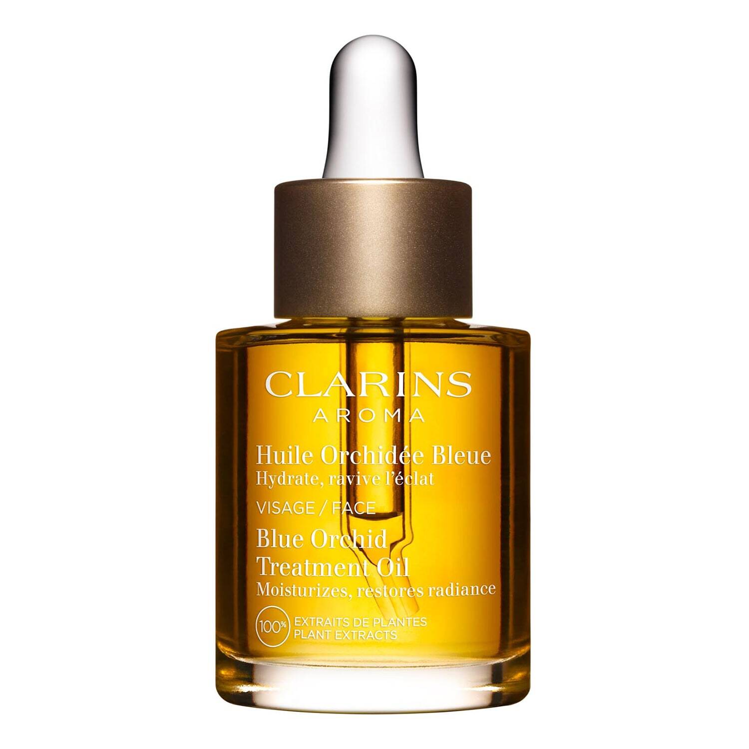 Clarins Blue Orchid Treatment Oil - Moisturizes, Restores Radiance Aromaphytocare Facial Oil 30 Ml