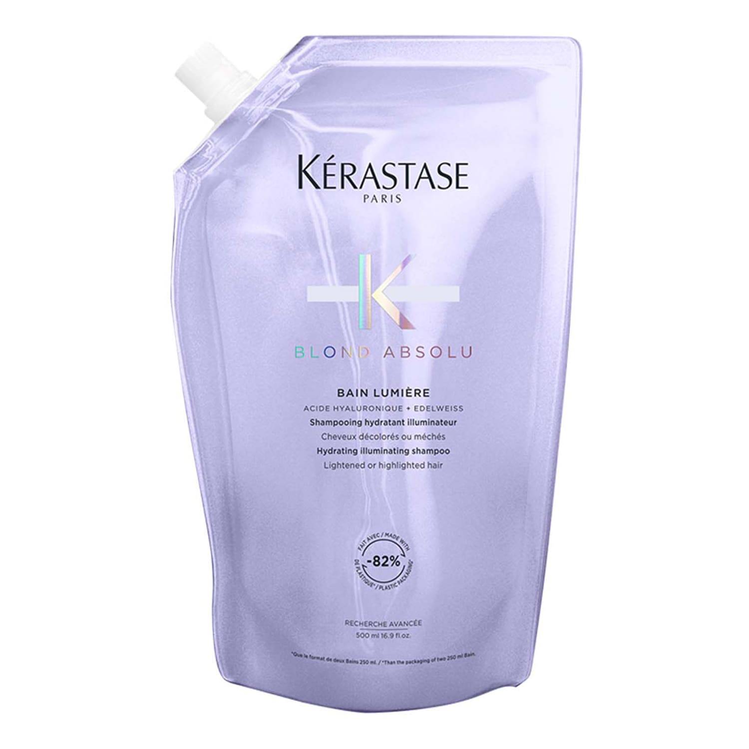 Kérastase Blond Absolu Hydrating Illuminating Shampoo For Blonde Hair Refill 500Ml