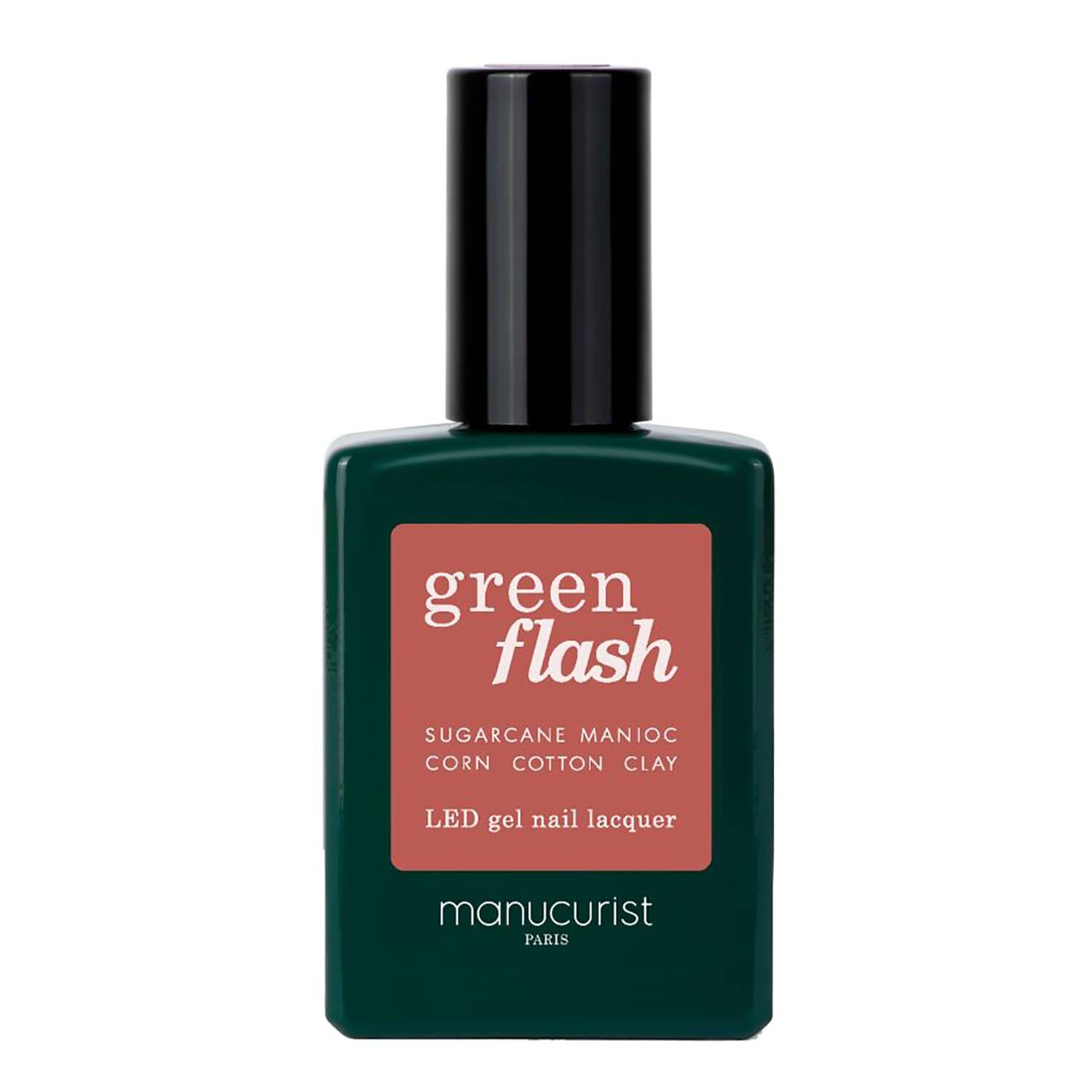 Manucurist Led Nail Polish Green Flash 15Ml Bois De Rose