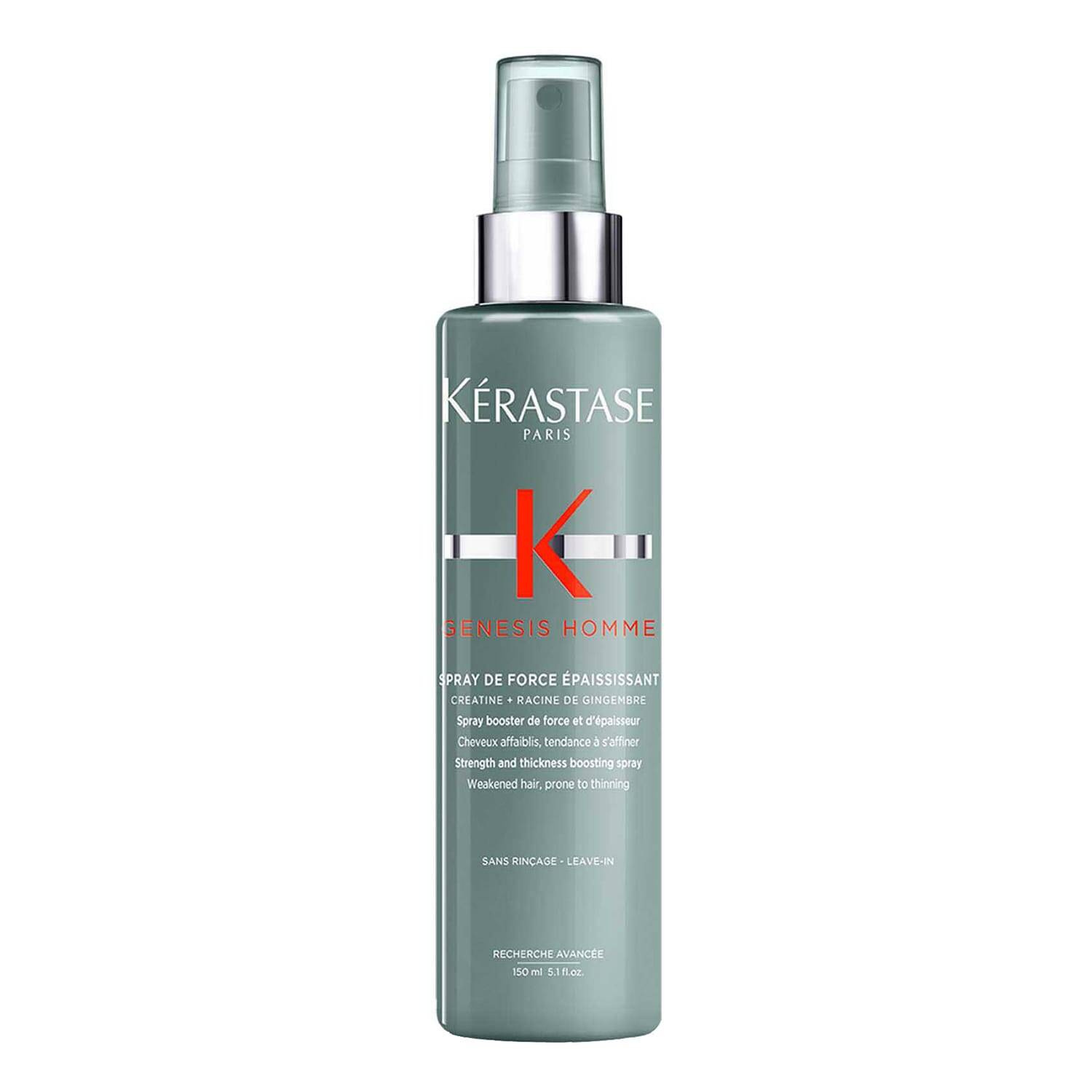 Kérastase Genesis Homme Spray De Force Épaississant Fortifying Spray For Weak Hair Prone To Falling Out For Men 150 Ml - Image 4