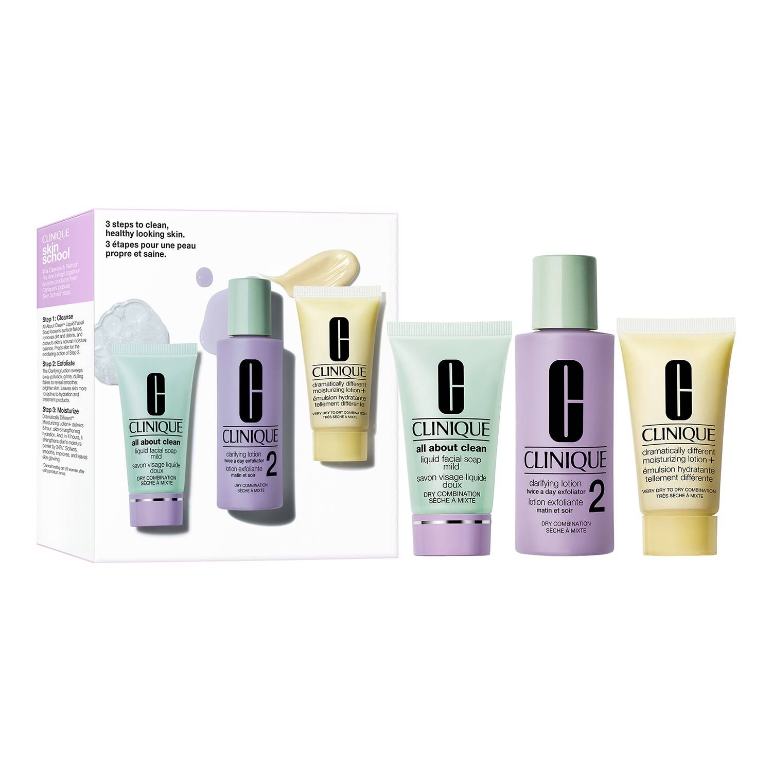 Clinique 3 Steps Kit Skin Type 2 | SEPHORA UK