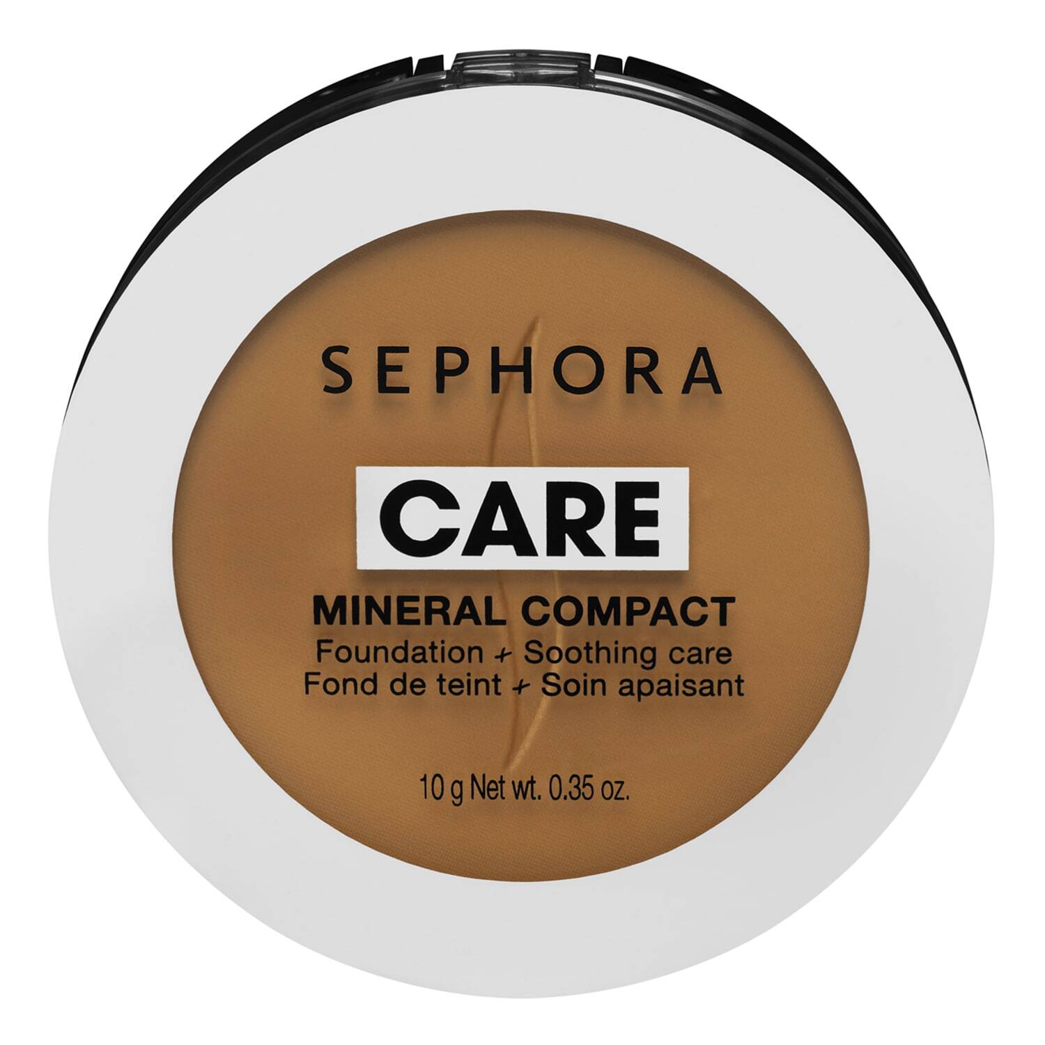Sephora Collection Mineral Care Compact Foundation + Soothing Effect 10G 45 Cocoa Deep