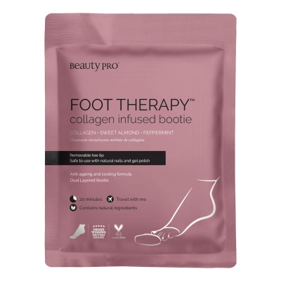 FOOT Therapy Moisturising Booties with Removable Toe Tip