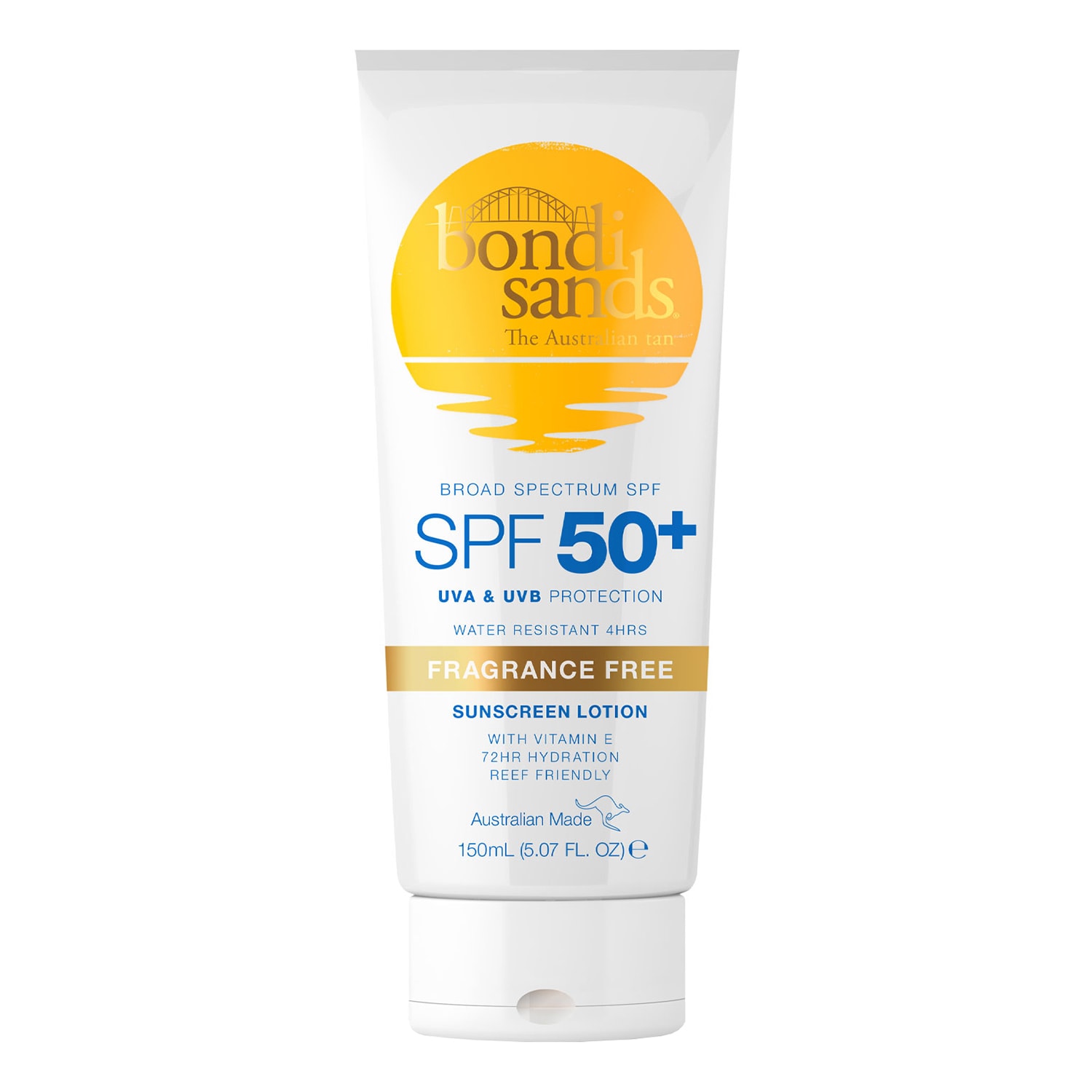 Bondi Sands Sunscreen Lotion Spf50+ Fragrance Free 150Ml