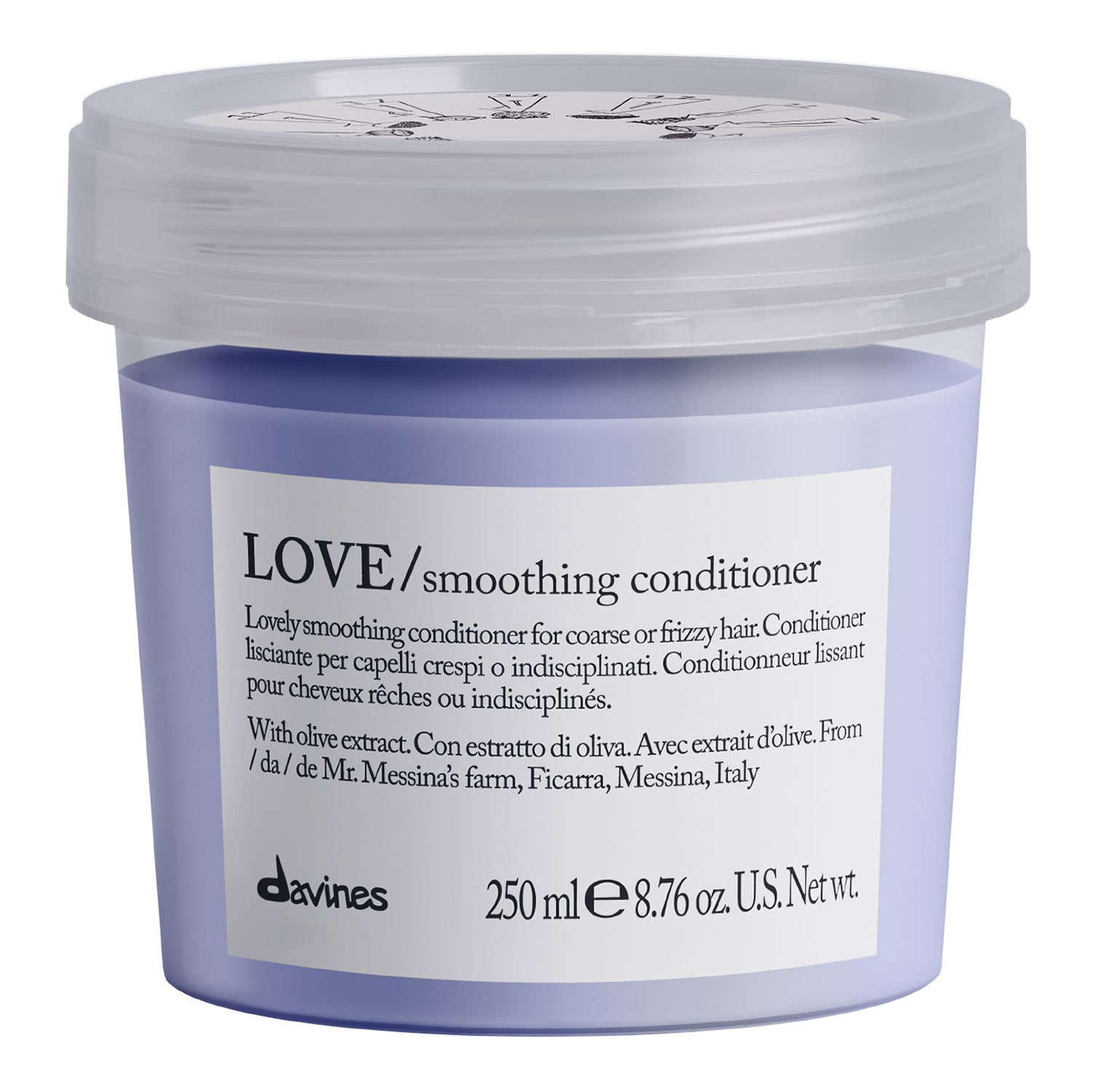 DavinesLove Smoothing Conditioner (For Coarse or Frizzy Hair) 250ml/8.76oz - Image 3