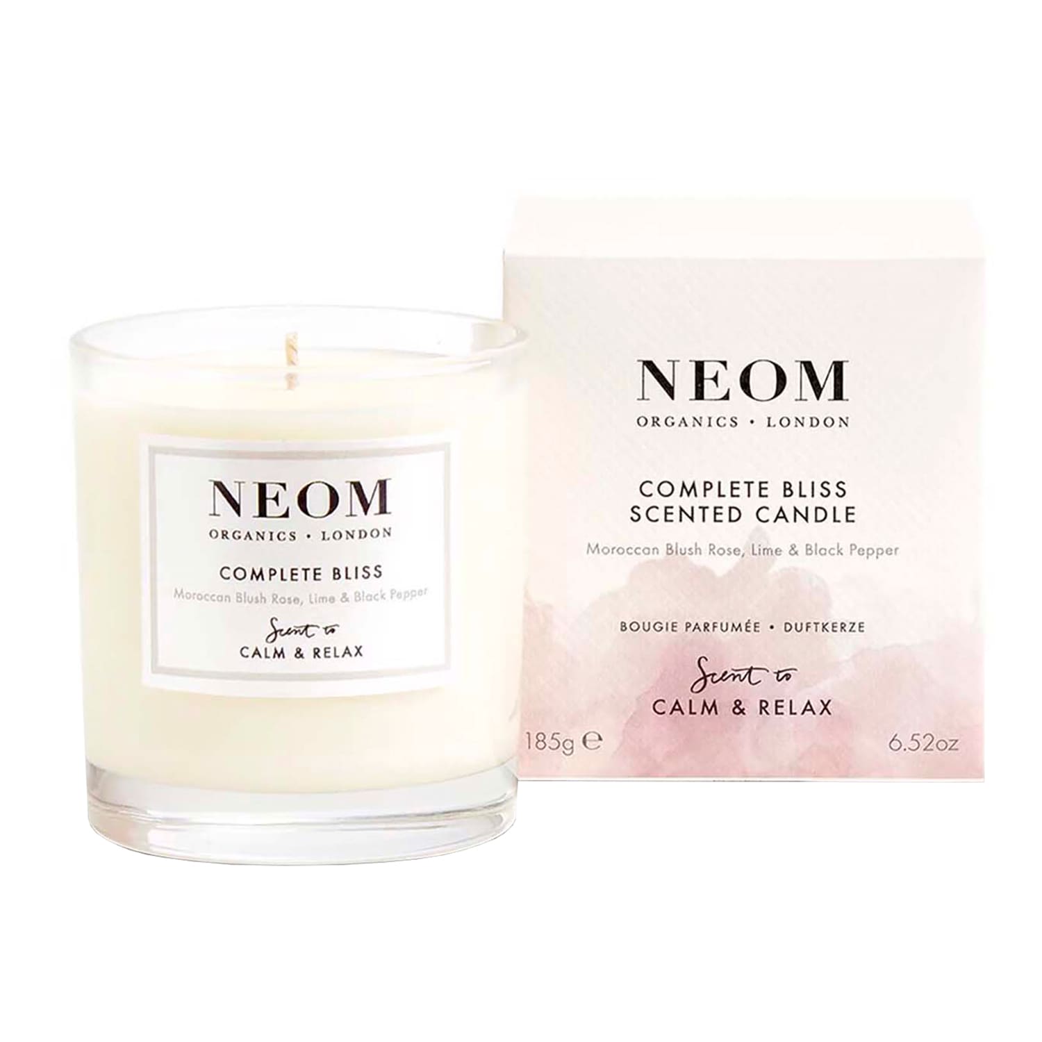 Neom Wellbeing Complete Bliss Scented Candle 185G
