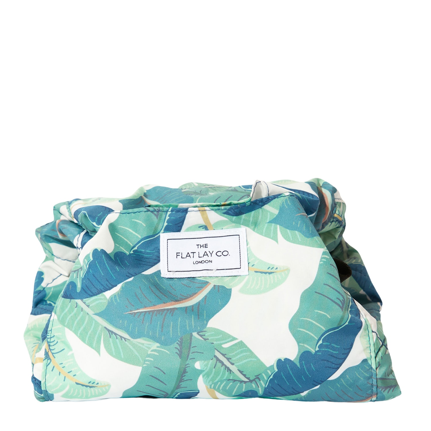 The Flat Lay Co. Open Flat Makeup Bag In Tropical Leaves 1Each
