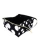 Open Flat Makeup Box Bag Double Spots