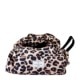 XXL Drawstring Makeup Bag in Leopard Print