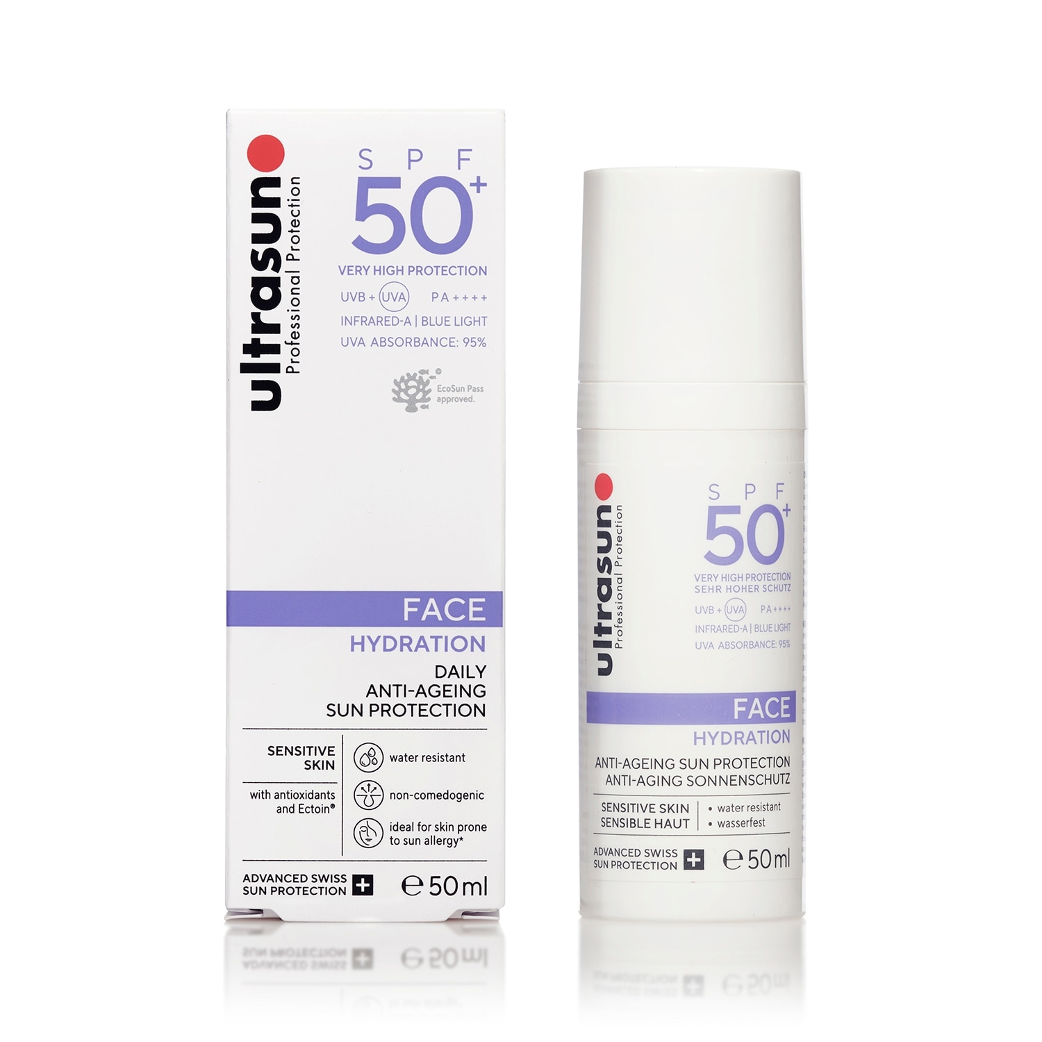 Ultrasun Face SPF50 50ml Anti-Ageing Sun Cream High Protection Sunscreen - Image 21