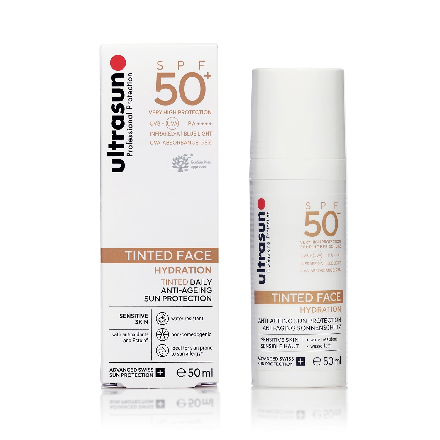 Ultrasun Ultrasun Face Tinted Honey Spf50+ 50 Ml