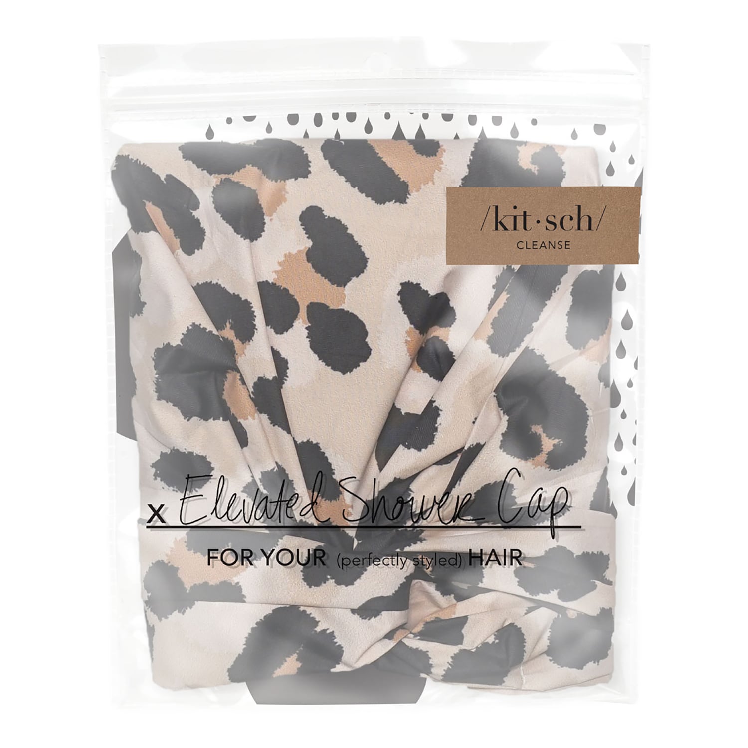Kitsch Luxe Shower Cap Leopard