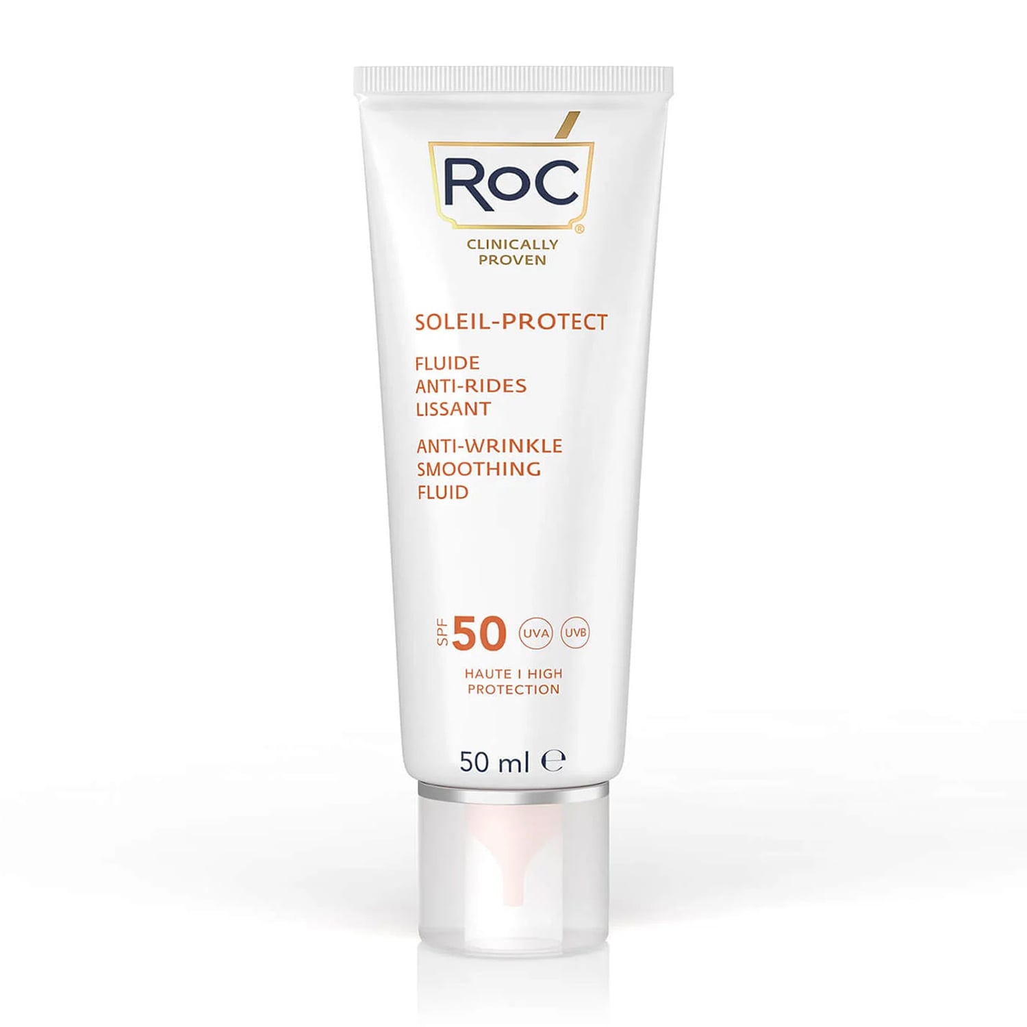 Roc Soleil-Protect Anti-Wrinkle Smoothing Fluid Spf50+ 50Ml