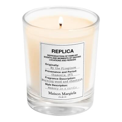 Replica By The Fireplace Candle - Exclusive