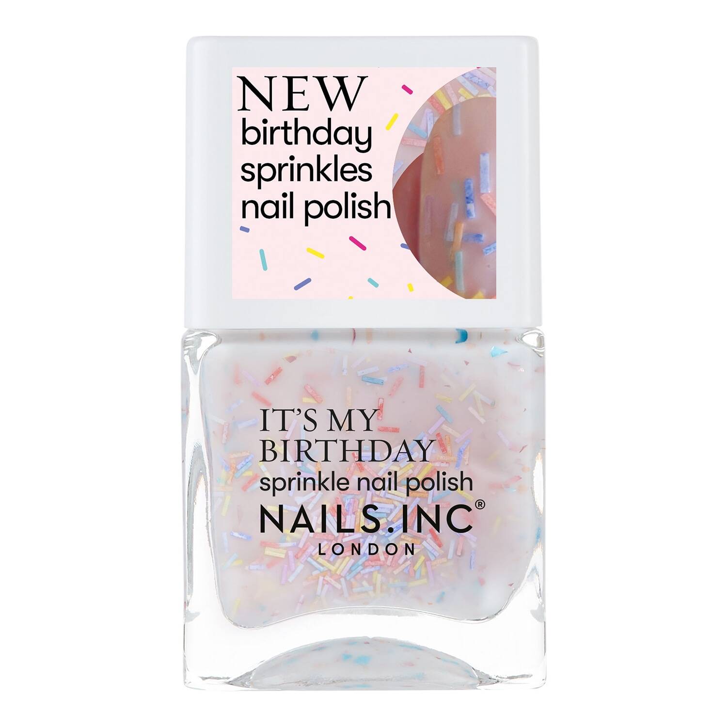 Nailsinc Happy Birthday - Chunky Glitter Topper 14Ml