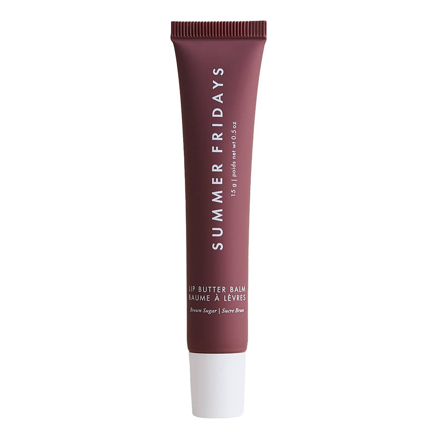 Summer Fridays Lip Butter Balm - Hydrating Lip Balm With Glossy Finish Brown Sugar