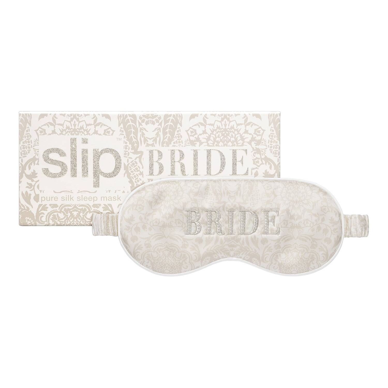 Slip Silk Pillowcase Pure Silk Sleep - Bride Mask