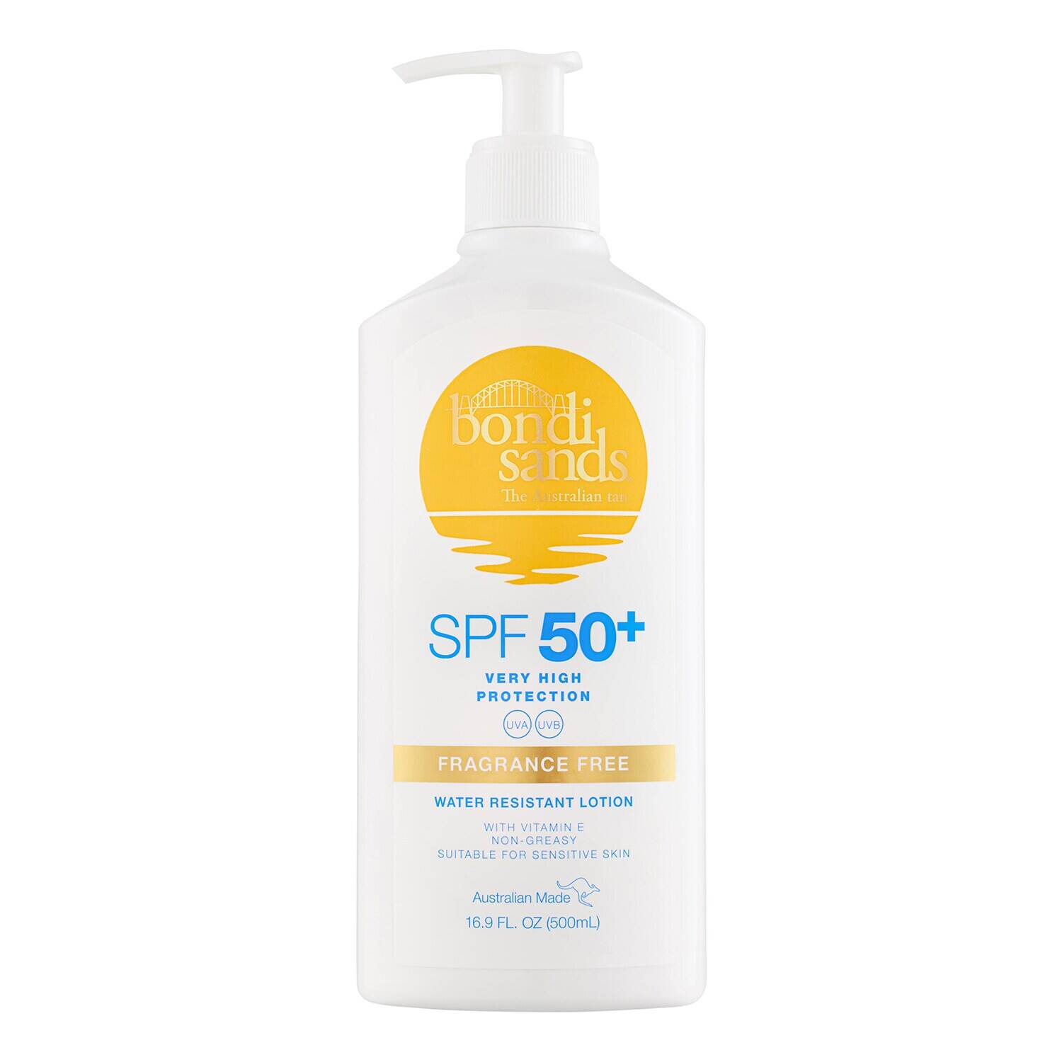 Bondi Sands Spf 50+ Fragrance Free Sunscreen Lotion Value Pump Pack 500Ml