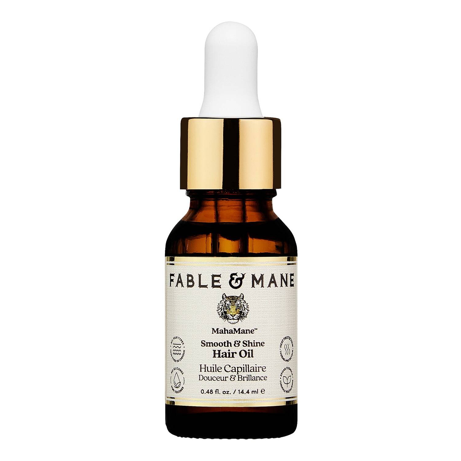 Fable & Mane Mahamane Smooth & Shine Hair Oil 14.4Ml