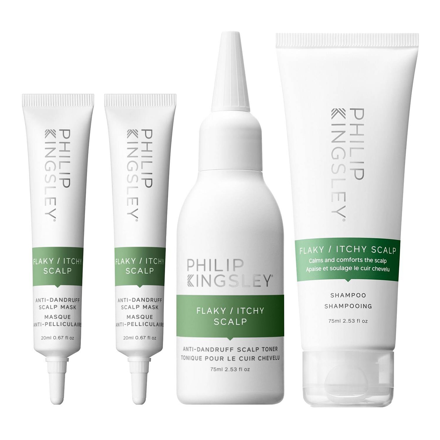 Philip Kingsley Flaky/Itchy Scalp 8-Day Kit 75Ml Shampoo + 75Ml Toner + 2 X 20Ml Masks - Image 6