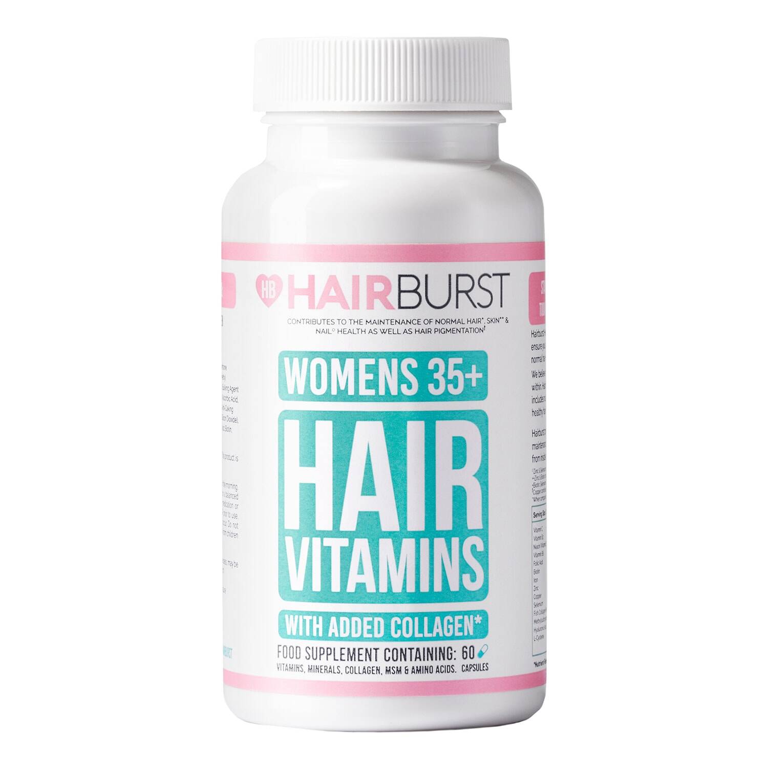 HAIRBURST hair supplements for women 35+, 60 capsules genuine new - Image 3