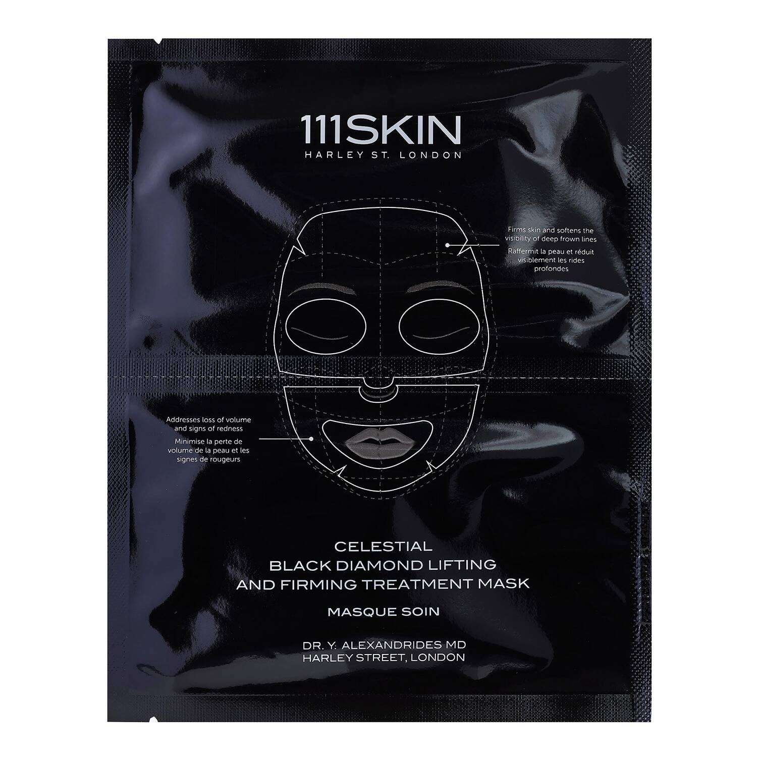 111Skin Celestial Black Diamond Mask - Lifting And Firming Face Treatment 5 X 31Ml