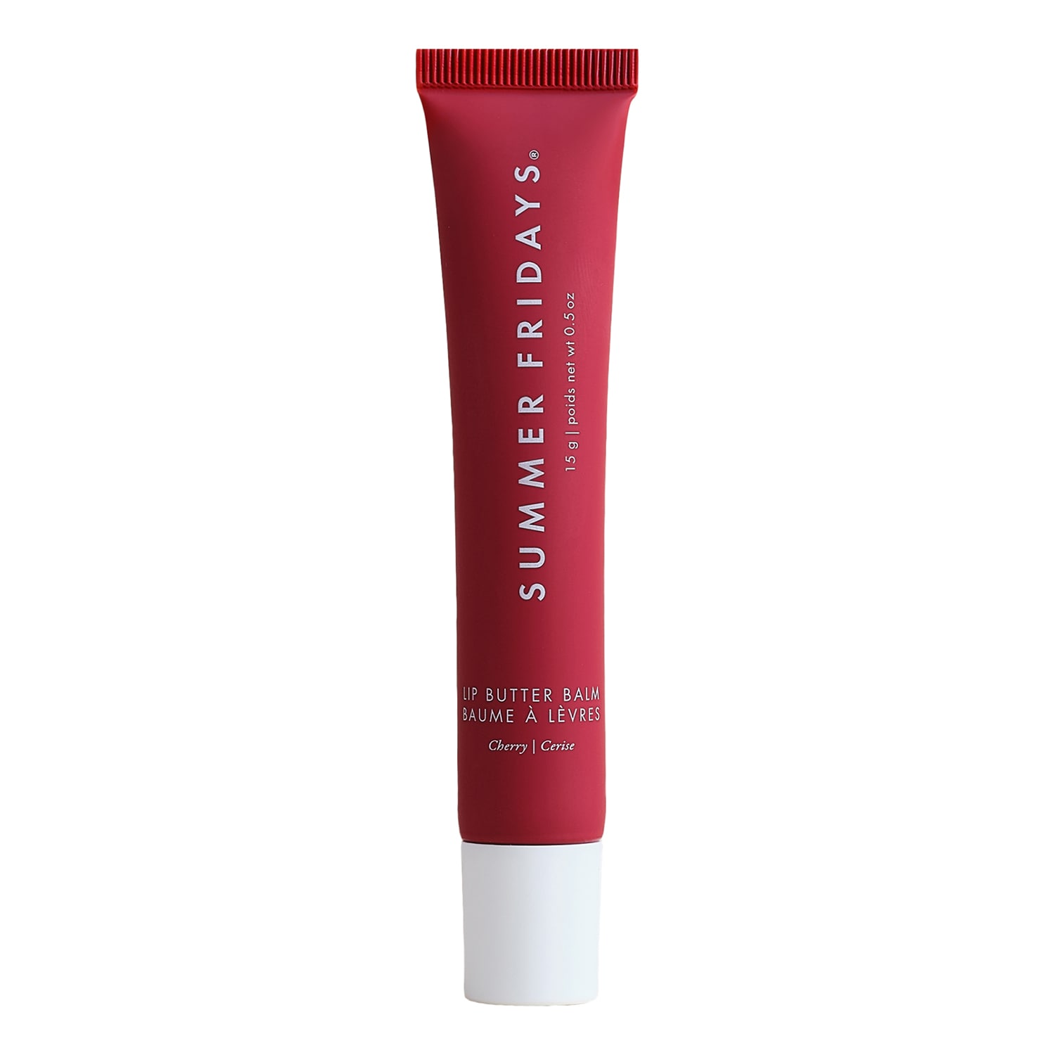 Summer Fridays Lip Butter Balm - Hydrating Lip Balm With Glossy Finish Cherry