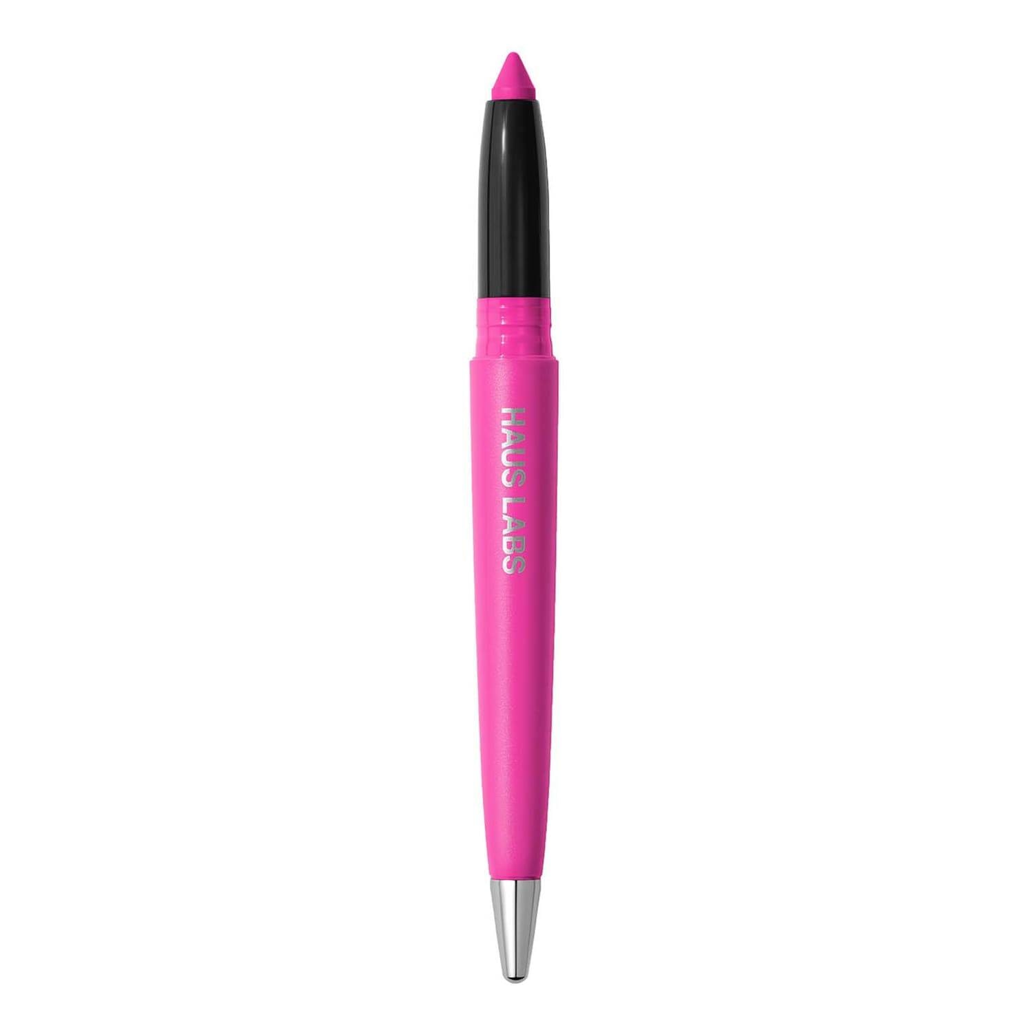 Haus Labs Le Monster Lip Crayon Vegan Lipstick And Lip Liner 1.4G Fuchsia Shimmer