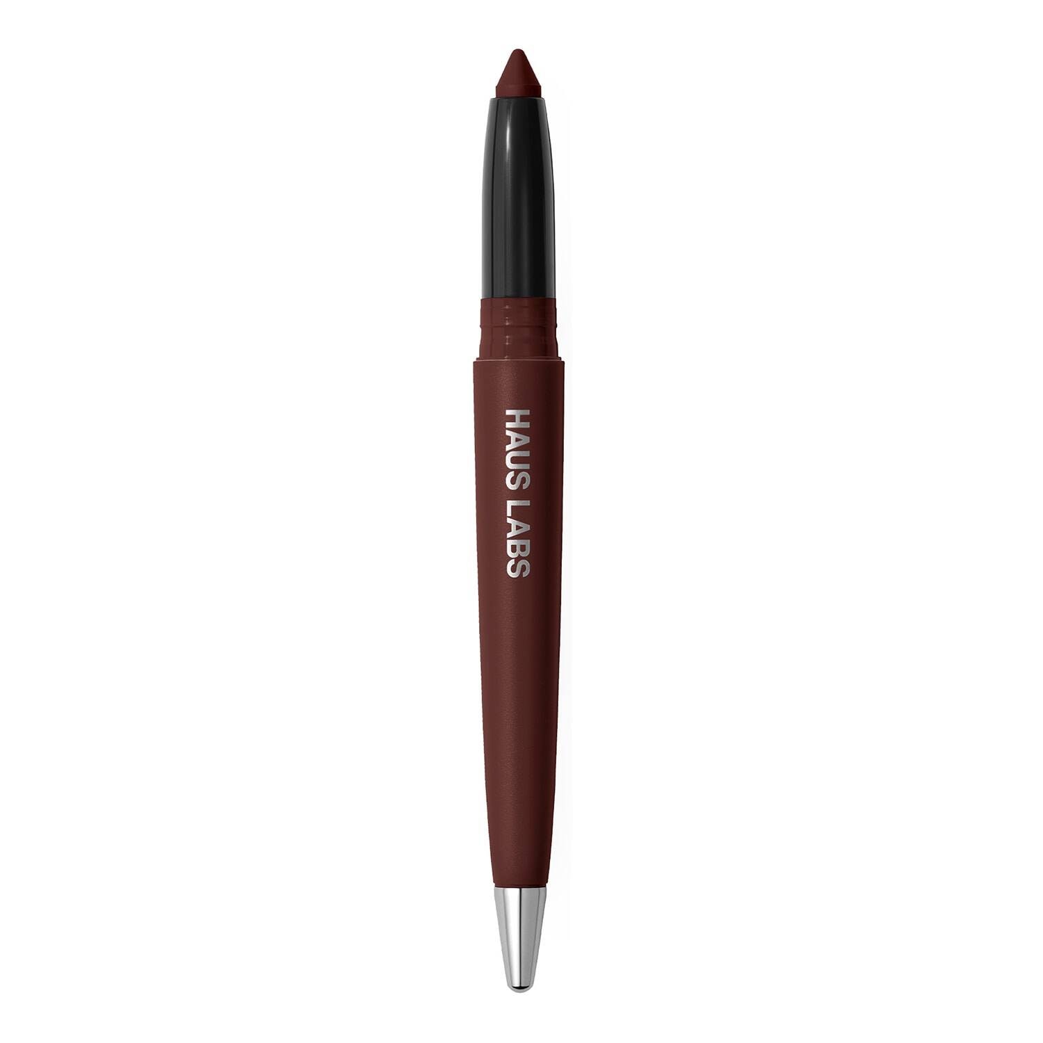 Haus Labs Le Monster Lip Crayon Vegan Lipstick And Lip Liner 1.4G Mahogony Matte