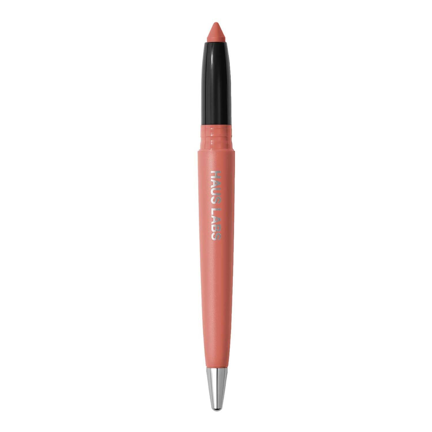 Haus Labs Le Monster Lip Crayon Vegan Lipstick And Lip Liner 1.4G Peach Matte