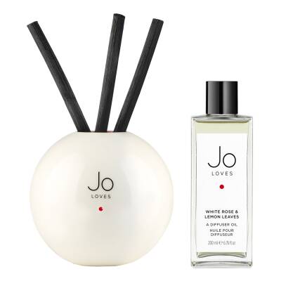 White Rose & Lemon Leaves A Fragrance Diffuser