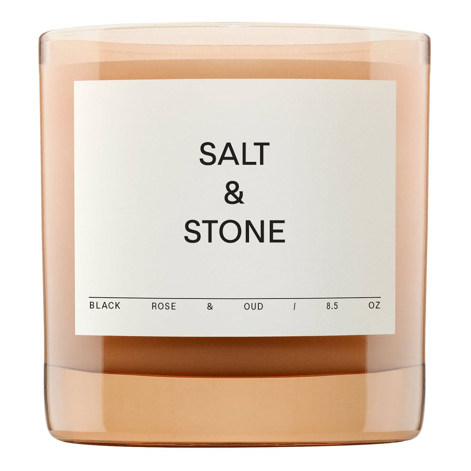 Salt & Stone Black Rose & Oud Scented Candle 240G