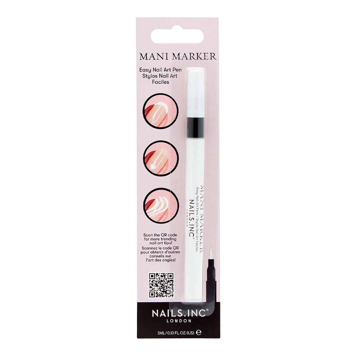 Nailsinc Mani Marker White 3Ml White